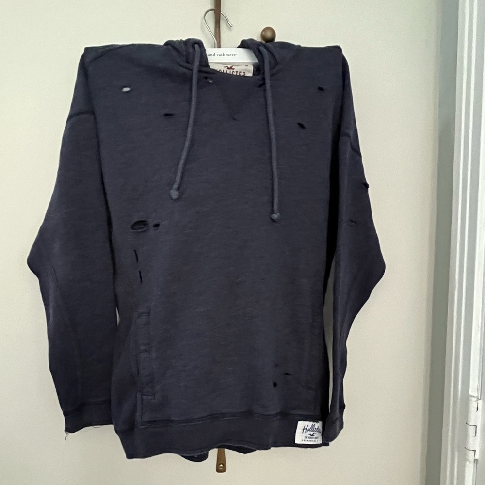Hollister Vintage Sweatshirt- Blue Size XS- Unisex.